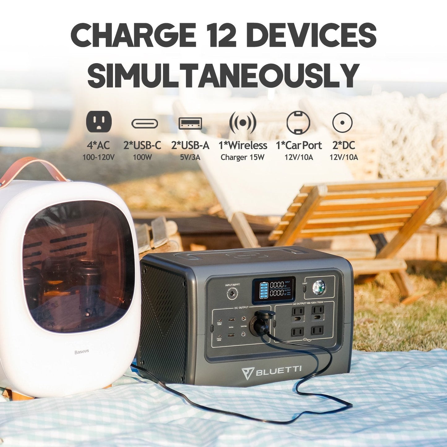 EB70s Bluetti Portable Generator